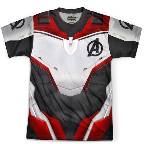 Camiseta Masculina Traje Vingadores Ultimato Md07.