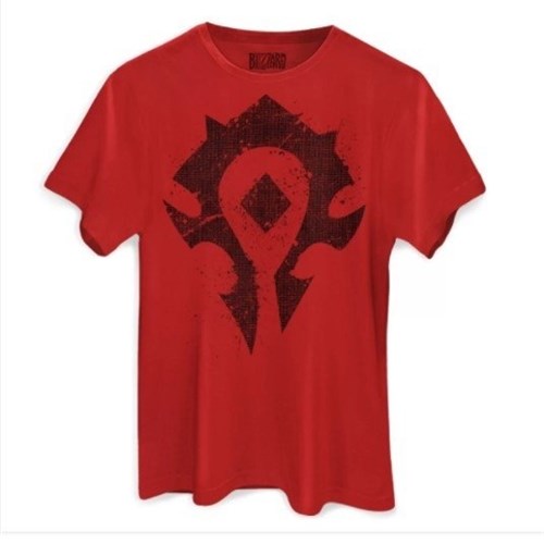Camiseta Masculina World Of Warcraft Horda (P)