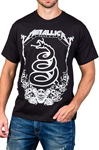 Camiseta Metallica Cobra Serpente Gola Redonda
