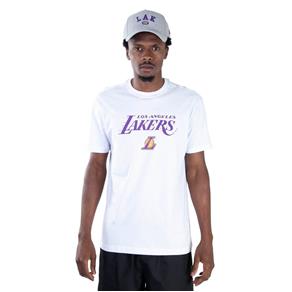 Camiseta Nba Los Angeles Lakers Essentials Team Branca Branco New Era - Branco - G