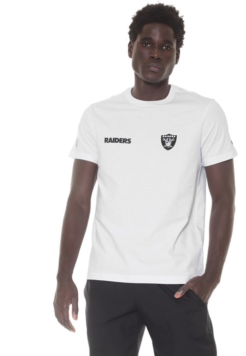 Camiseta New Era Oakland Raiders Branca