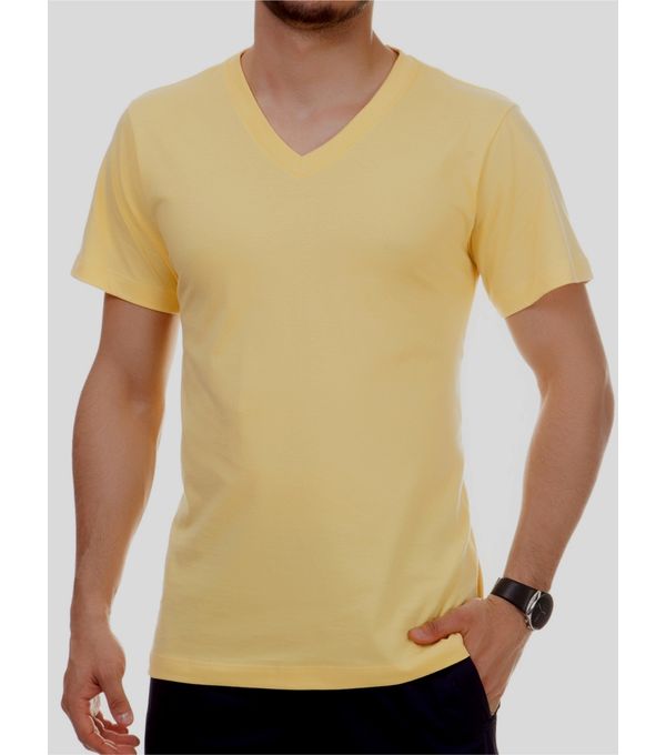 Camiseta Pau a Pique Masculina Amarelo AMARELO - G