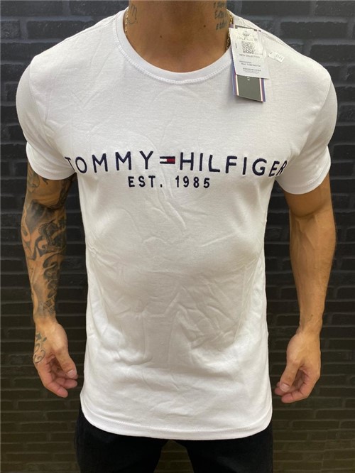 Camiseta Peruana Tommy Hilfiger Branca (P)