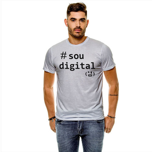 Camiseta Pjb Sou Digital Masculina Slim