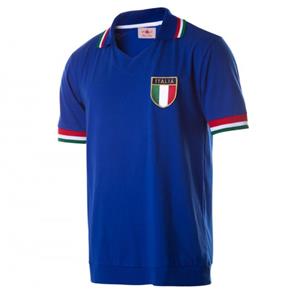 Camiseta Polo Retrôgol Itália 1982 - PP - Azul