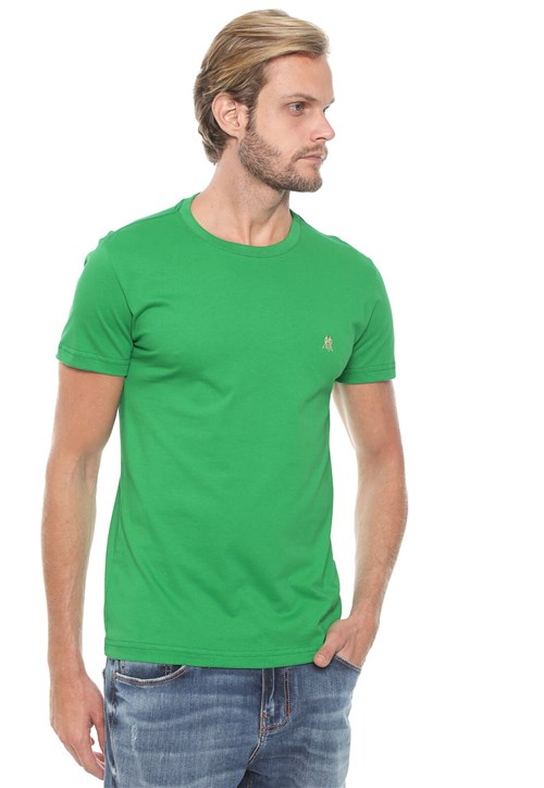 Camiseta Polo Wear Logo Verde
