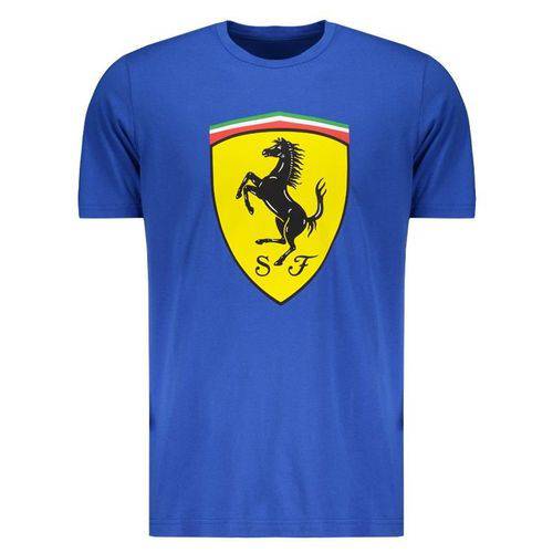 Camiseta Puma Scuderia Ferrari Big Shield Royal