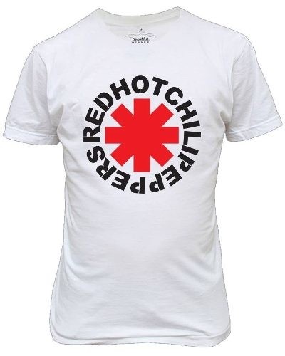 Camiseta Red Hot Chilli Peppers (Branco, GG)