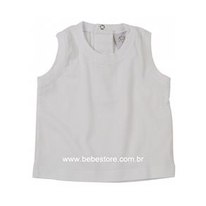 Camiseta Regata 02 Pças Branco/ Rosa - Branco - M