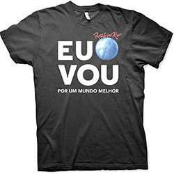 Camiseta Rock In Rio - eu Vou Preta Masculina