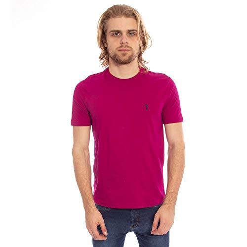 Camiseta Rosa Lisa Aleatory-Pink-XGG