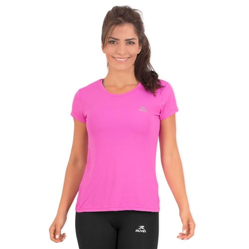 Camiseta Running Performance G1 UV50 SS CSR-200 Pink M - Muvin