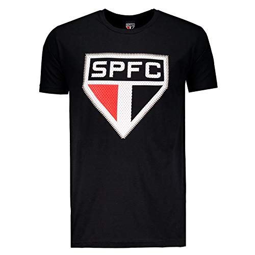 Camiseta São Paulo Preta Estampa