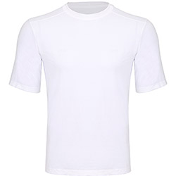 Camiseta Silver Fresh MC Masculina com Proteção Solar 50 Branca Manga Curta Curtlo