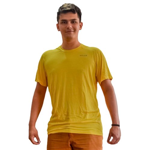 Camiseta Solo Poliamida Dry Masc - Amarelo