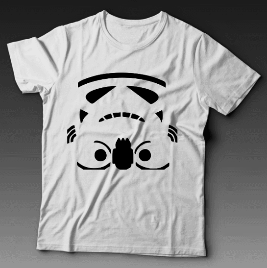 Camiseta Star Wars - Storm Troopers (Branco, P)
