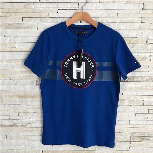 Camiseta Tommy Hilfiger (Azul, P)