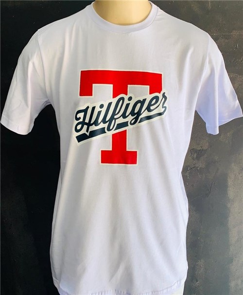 Camiseta Tommy Hilfiger (Branco, P)