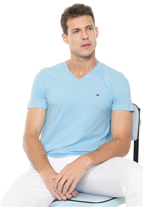 Camiseta Tommy Hilfiger Essential Azul