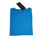 Camiseta Tommy Hilfiger Infantil Azul Turquesa