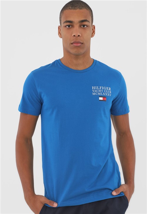 Camiseta Tommy Hilfiger Yacht Club Azul - Kanui