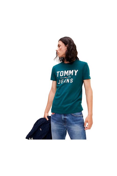 Camiseta Tommy Jeans 1985 Verde Tam. M
