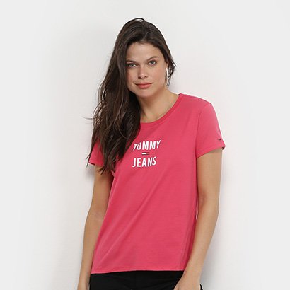 Camiseta Tommy Jeans Logo Feminina