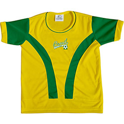 Camiseta Helanca Infantil Brasil - Torcida Baby