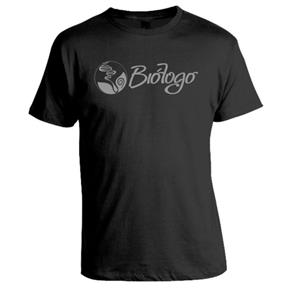 Camiseta Universitária Biólogo - Estampa Prata - PRETO - G