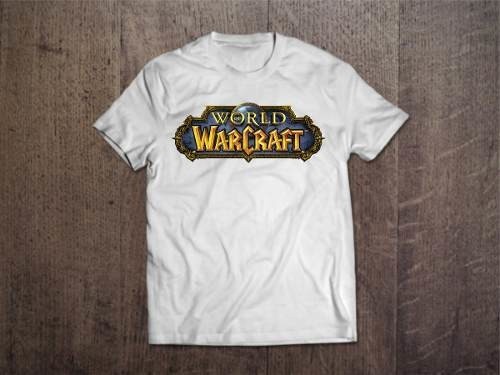 Camiseta World Of Warcraft (Branco, G)