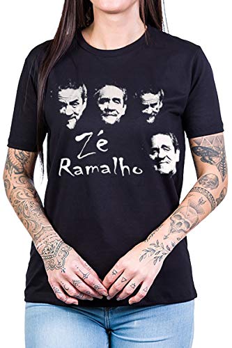 Camiseta Ze Ramalho Faces Gola Redonda