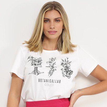Camisetas Colcci BotanicaLLab Feminina