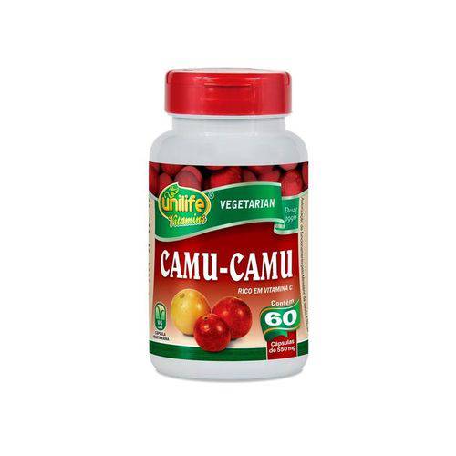 Camu Camu 500mg Vitamina C Unilife 60 Cápsulas