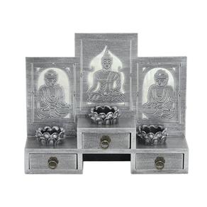 Candelabro para 3 Velas Buda