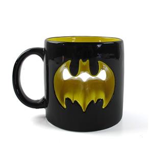 Caneca Batman Logo Preta