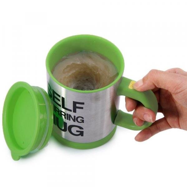 Caneca com Mexedor Automático Original Self Stirring Mug - Self Stirring