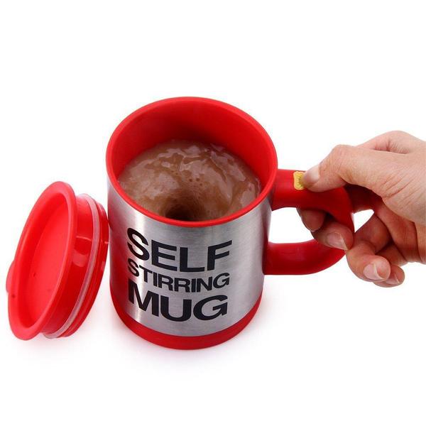 Caneca com Mexedor Automático Original Self Stirring Mug - Self Stirring