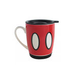 Caneca com Tampa e Base de Silicone Zona Criativa Mickey 350ML