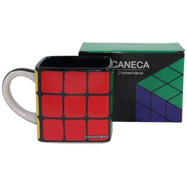 Caneca Cubo Rubiks 300 Ml - Zona Criativa