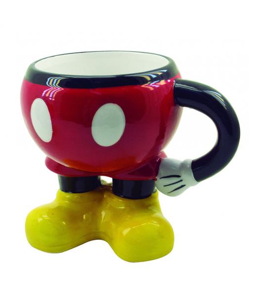 Caneca 3D Porcelana Corpo Mickey - Disney - Taimes