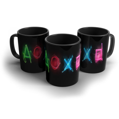 Caneca de Porcelana Controle Playstation