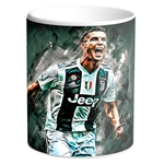 Caneca De Porcelana Do Cristiano Ronaldo