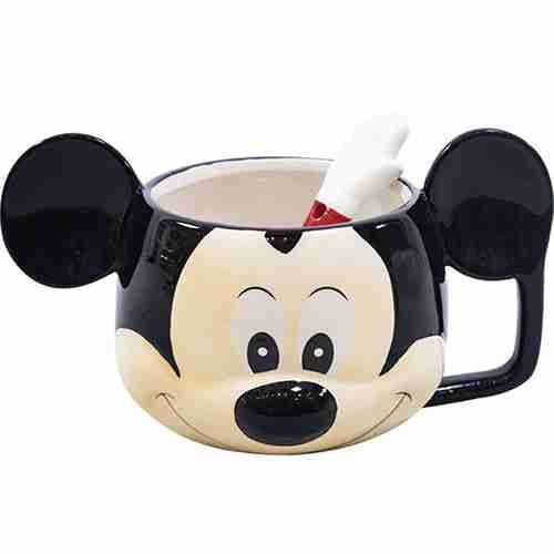 Caneca de Porcelana Rosto Mickey 280ml - Disney