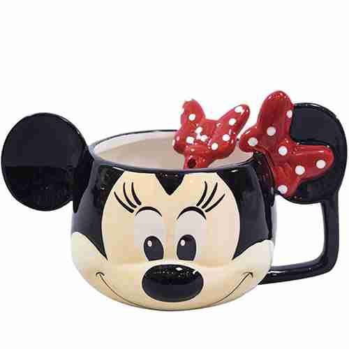 Caneca de Porcelana Rosto Minnie 280ml - Disney