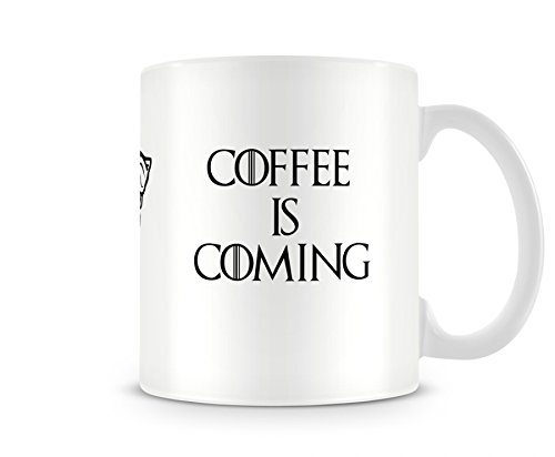Caneca Game Of Thrones Coffee Is Coming
