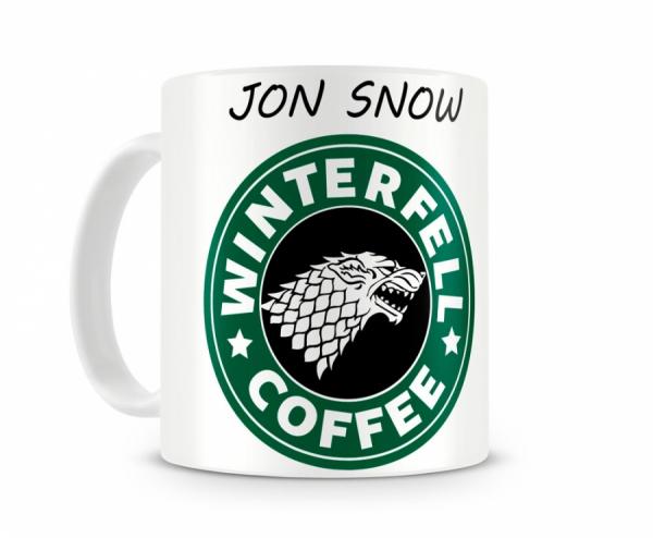 Caneca Game Of Thrones Jon Snow Coffee - Artgeek