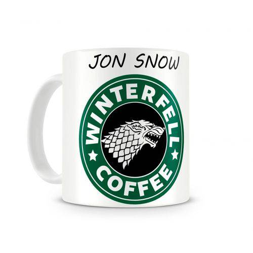 Caneca Game Of Thrones Jon Snow Coffee