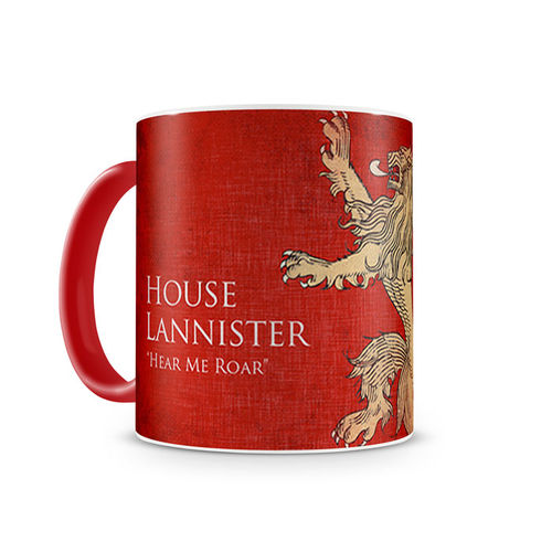 Caneca Game Of Thrones Lannister Color Red