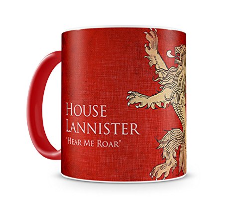 Caneca Game Of Thrones Lannister Color Red