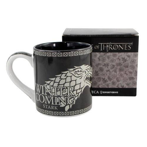 Caneca Game Of Thrones - Stark - Winter Is Coming - 470ml